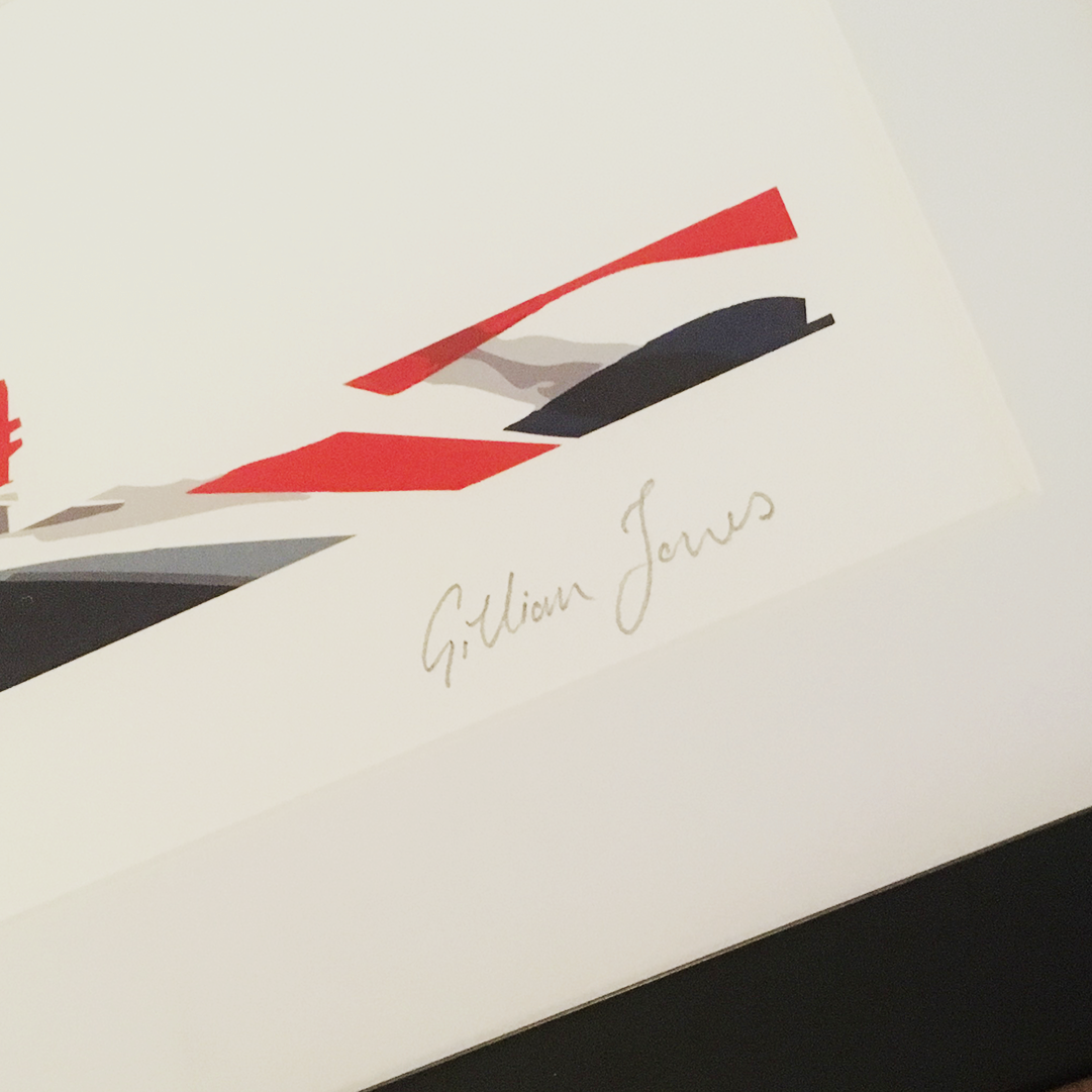 Queen Elizabeth Class Union Flag Print