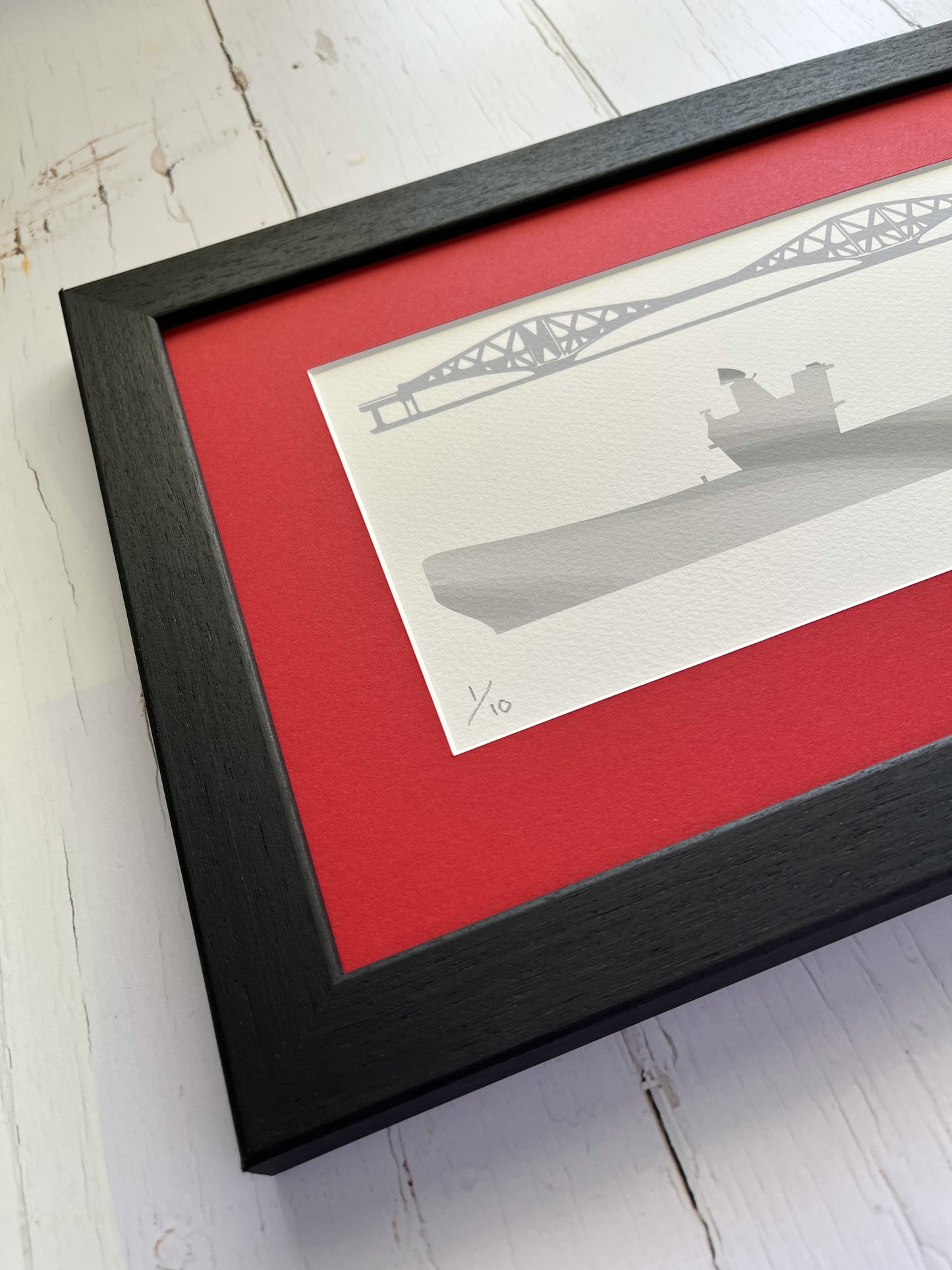 HMS QUEEN ELIZABETH (R08) First Sailing Limited Edition Print