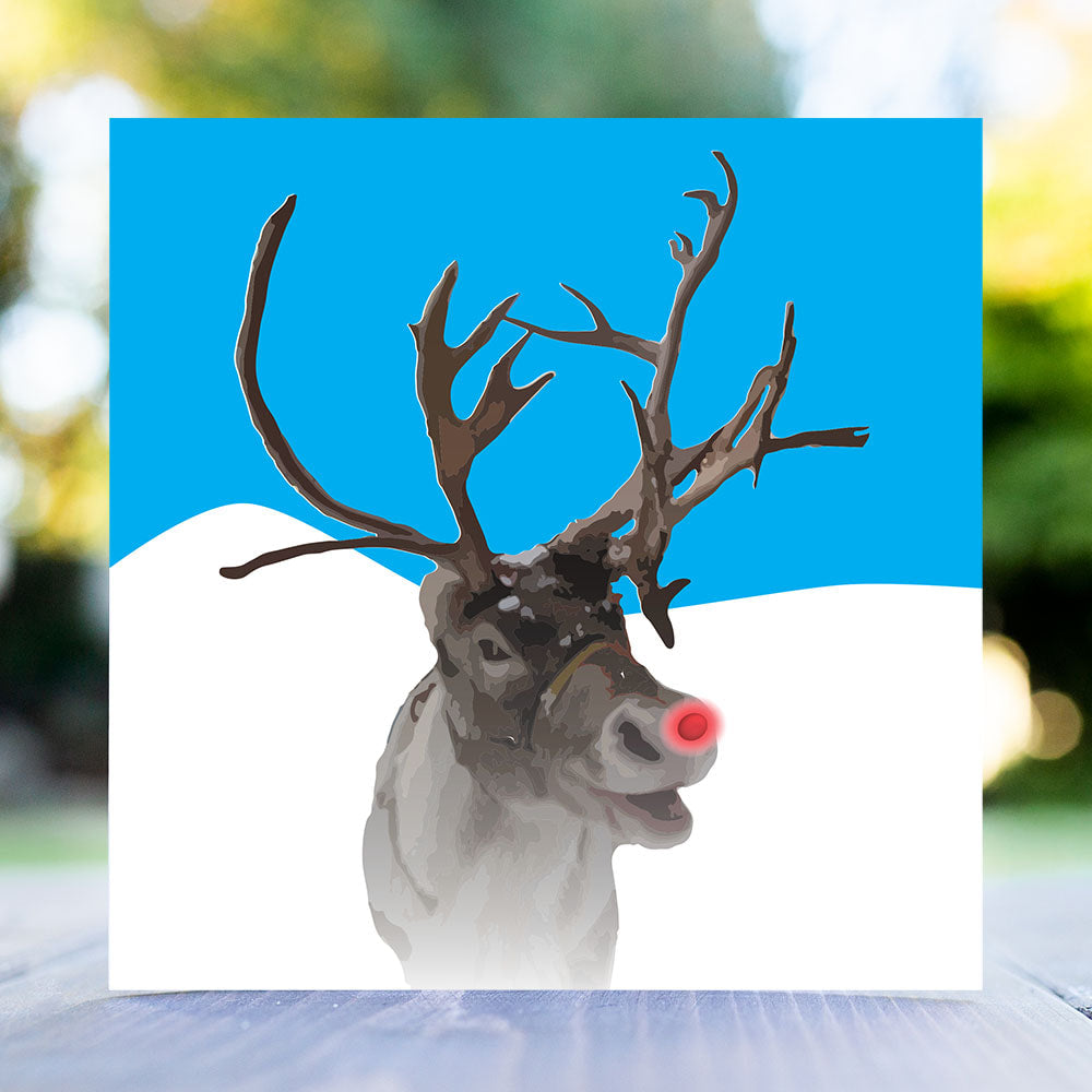 Reindeer Christmas Card