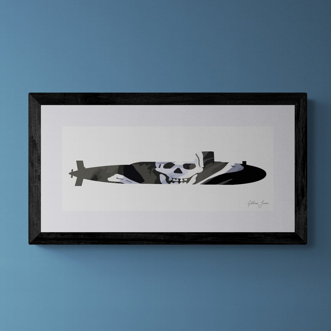 Resolution Class Submarine Jolly Roger Print