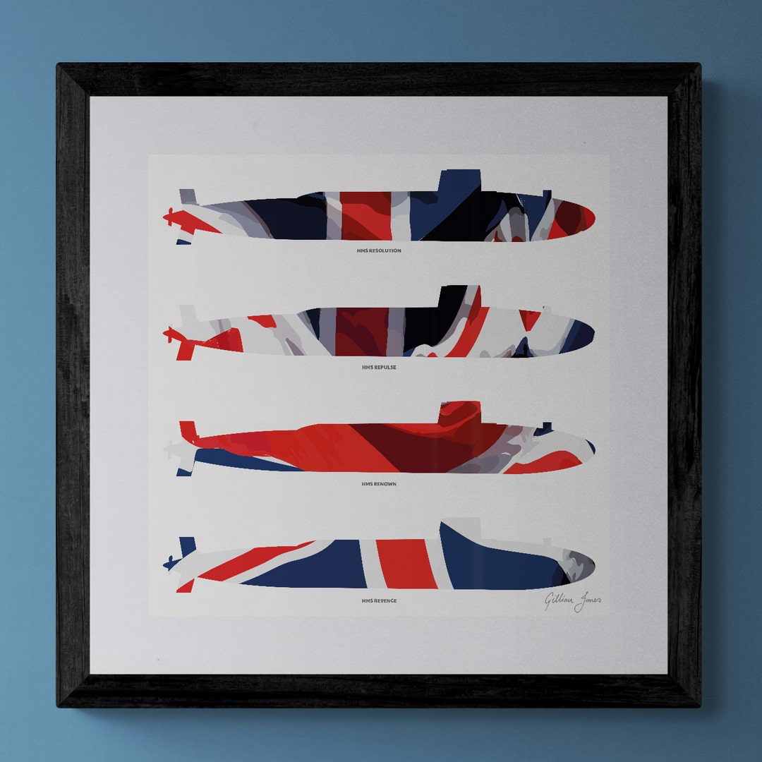 Resolution Class Submarine Quartet Print