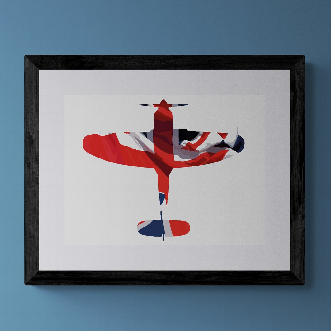 Sea Fury Union Flag Print