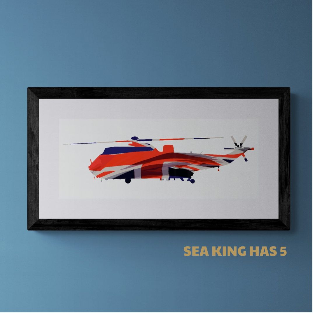 Sea King Union Flag Print