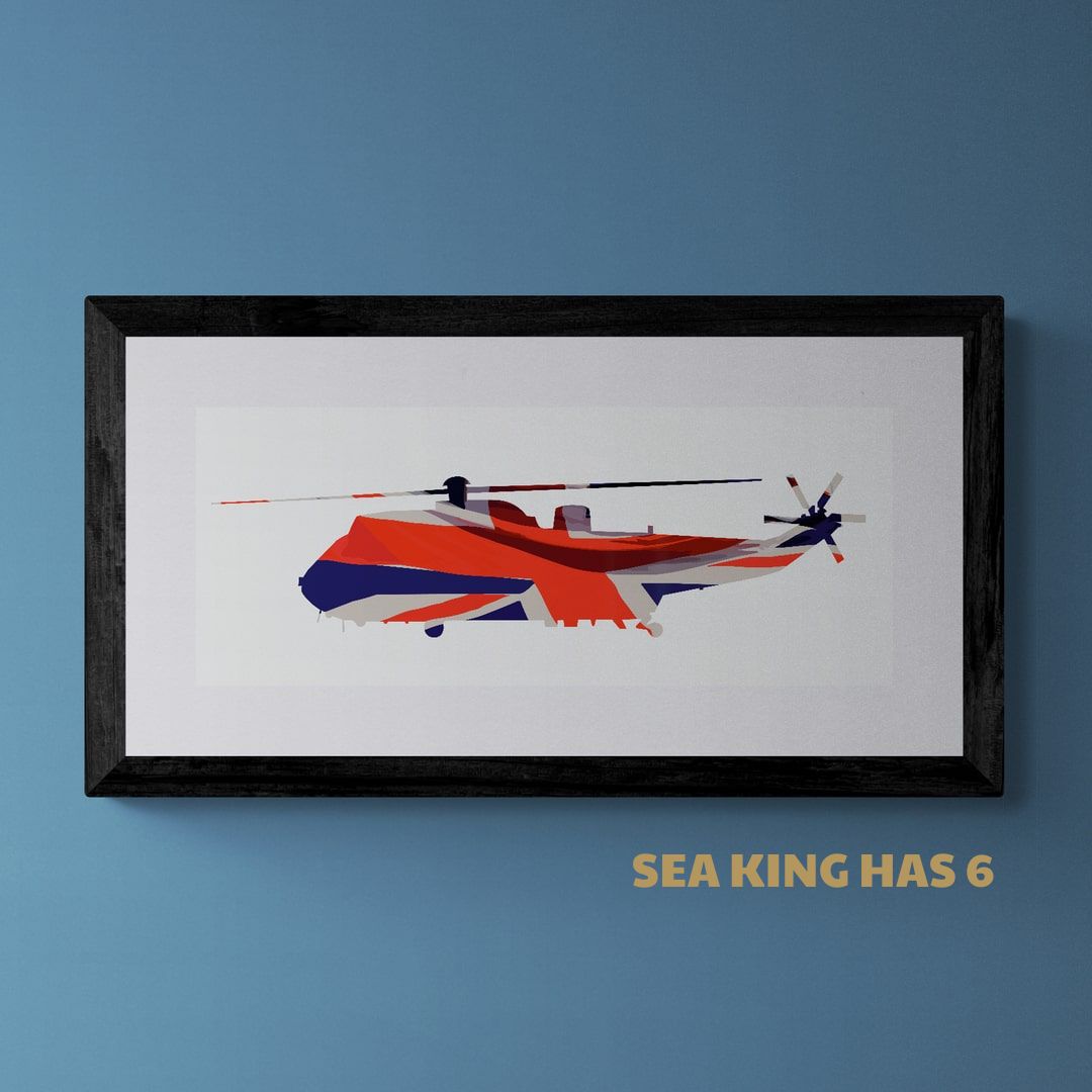Sea King Union Flag Print