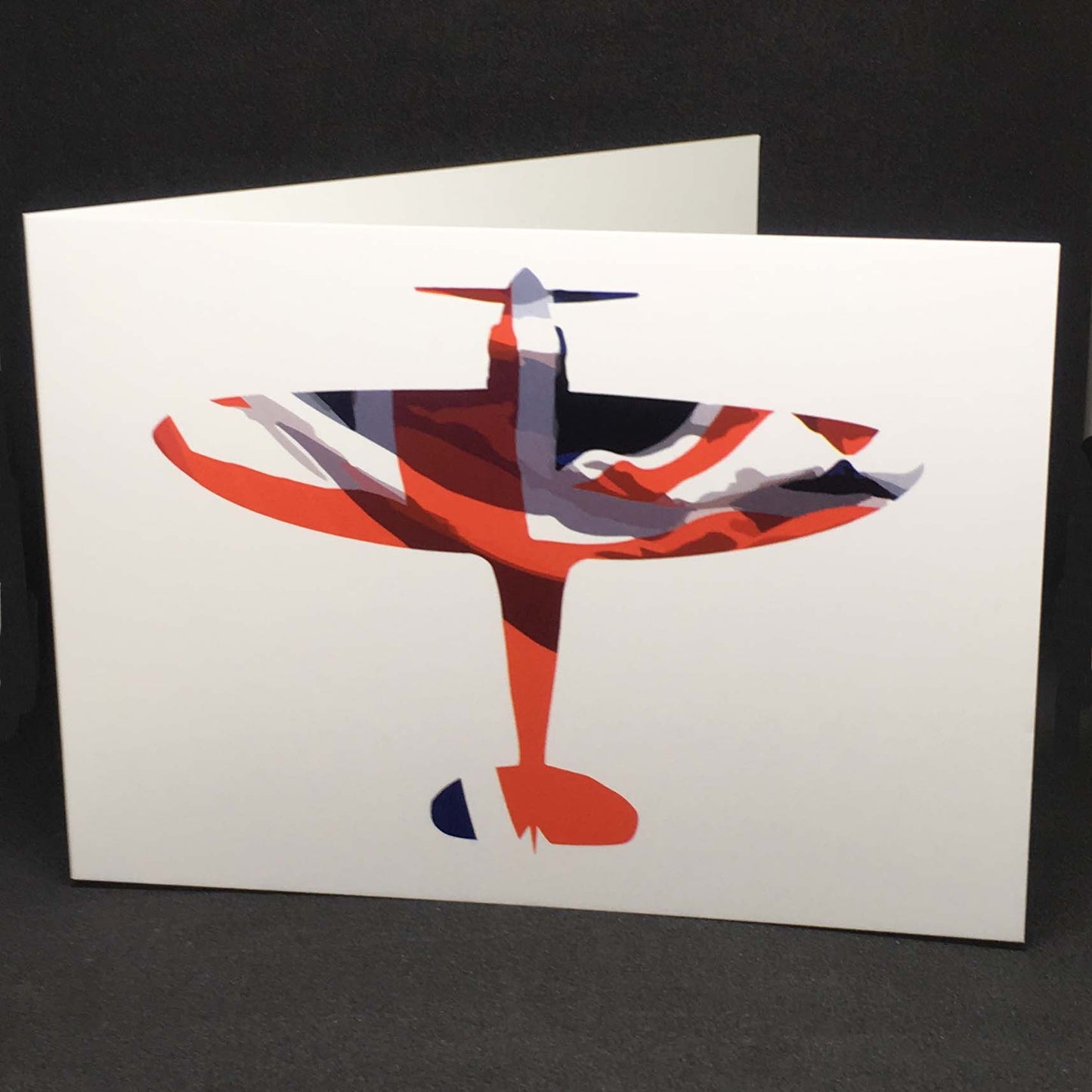 Spitfire Union Flag Greeting Card