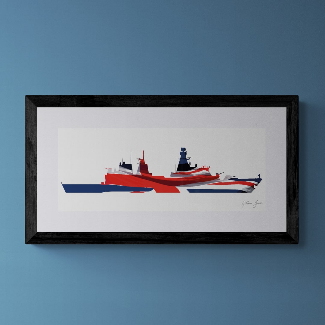 Inspiration Class Type 31 Frigate Union Flag Print