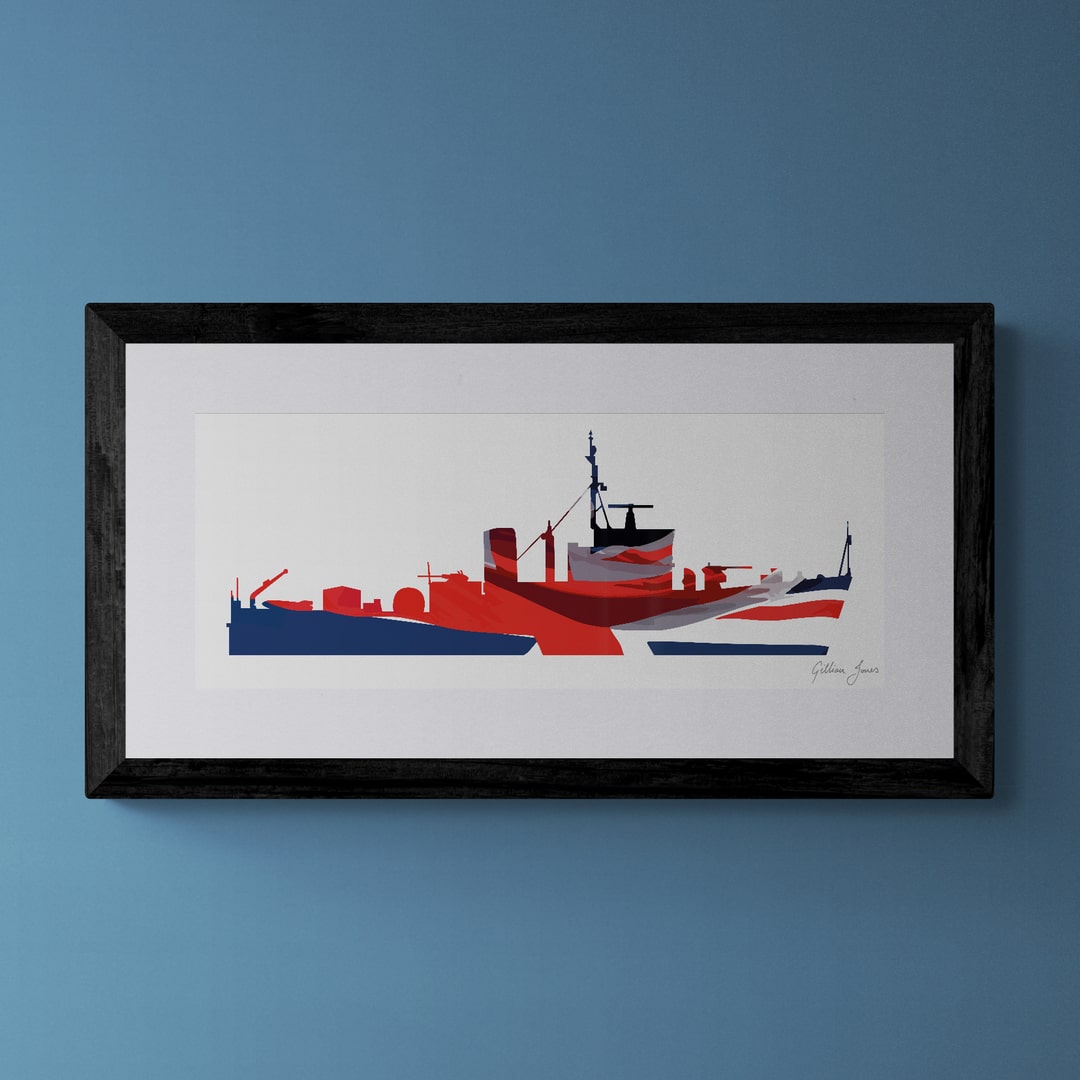 Ton Class Union Flag Print