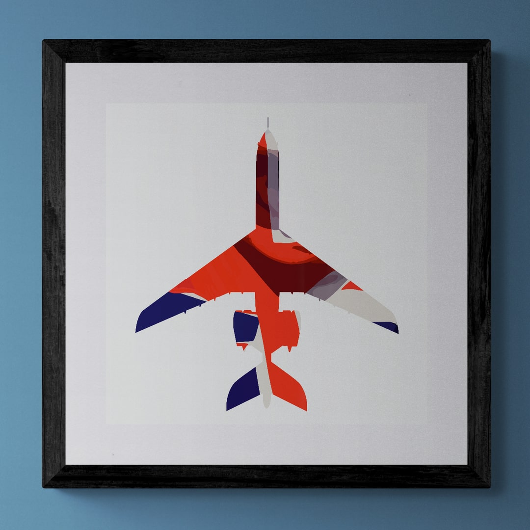 Vickers VC10 Union Flag Print