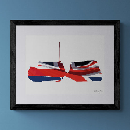Viking Union Flag Print