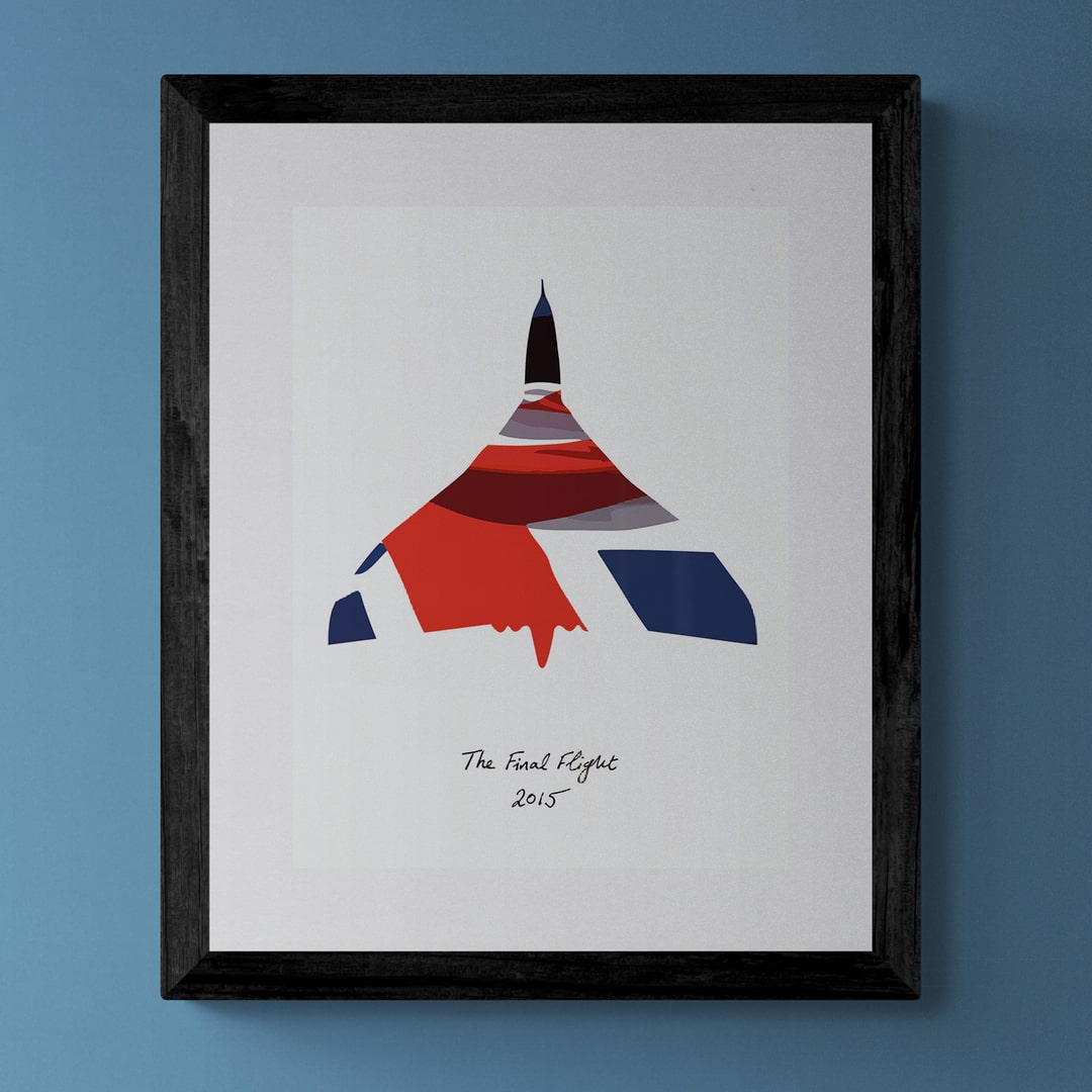 Vulcan Final Flight Union Flag Print