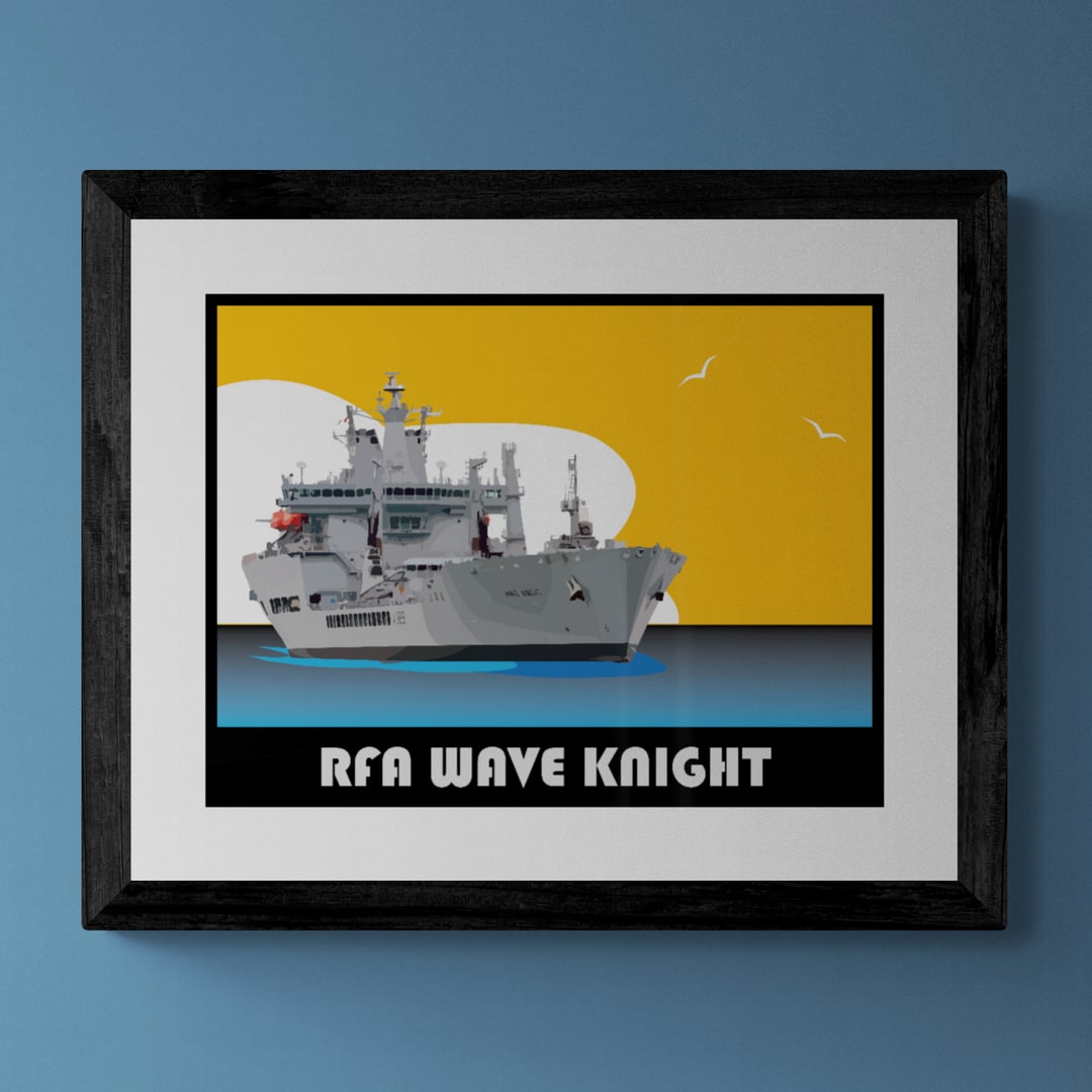 Wave Class Retro Print