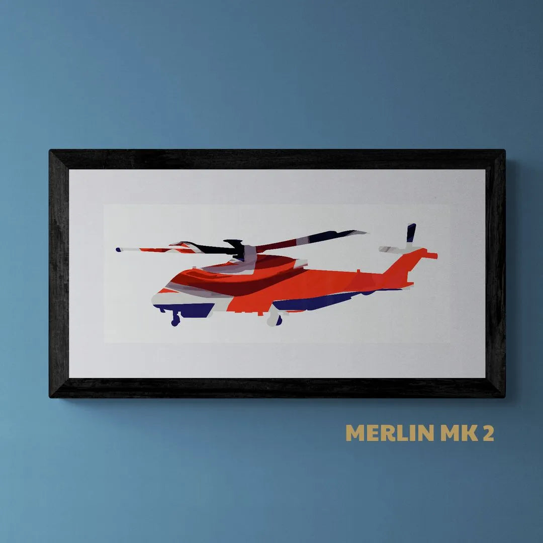 Merlin Union Flag Print