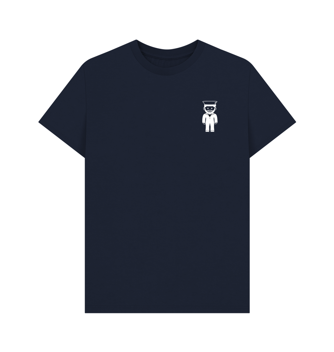 Navy Blue Printed T-shirt