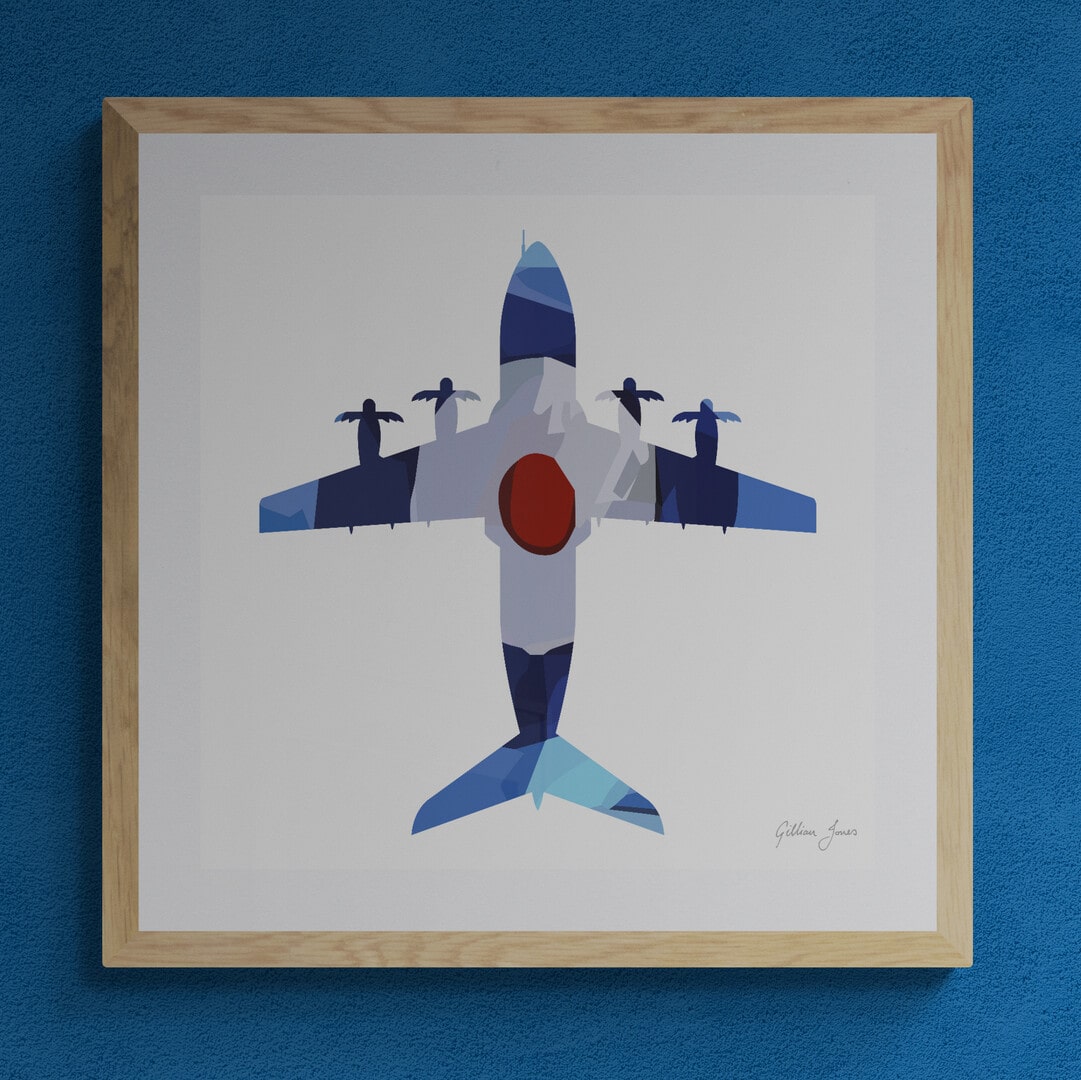A400M (Atlas C.1) RAF Ensign Print