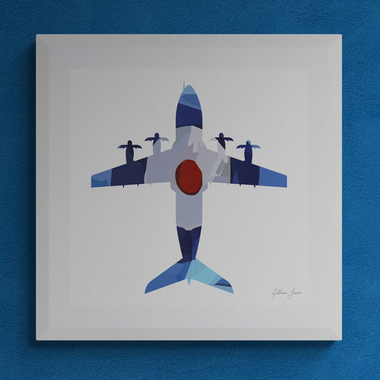 A400M (Atlas C.1) RAF Ensign Print