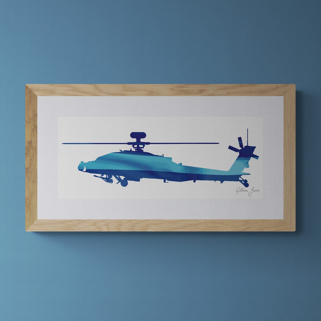 Apache Army Air Corps Print – Gillian Jones Designs