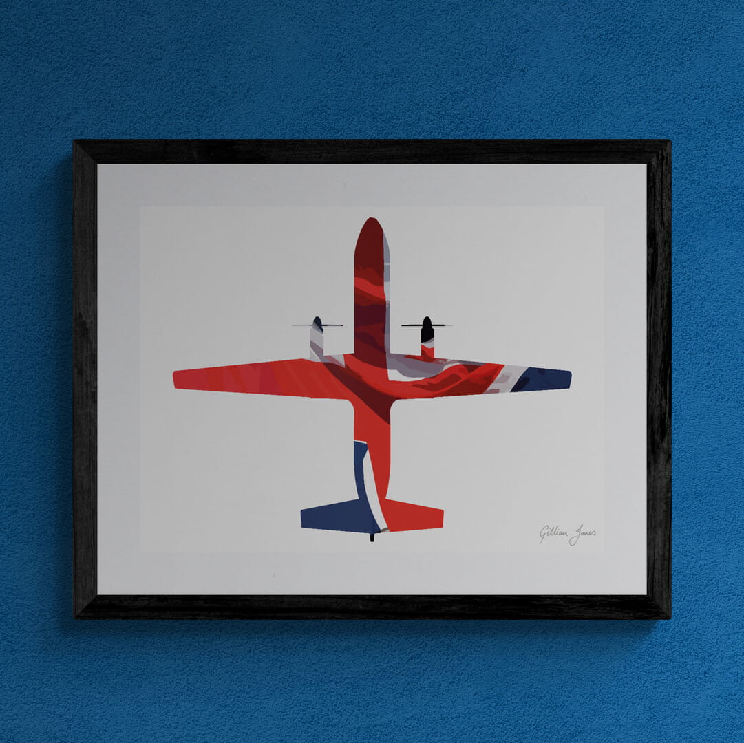 British Aerospace ATP (Advanced Turbo-Prop) Union Flag Print