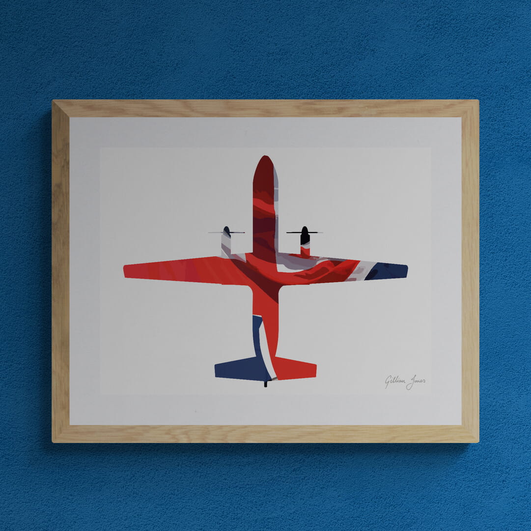 British Aerospace ATP (Advanced Turbo-Prop) Union Flag Print