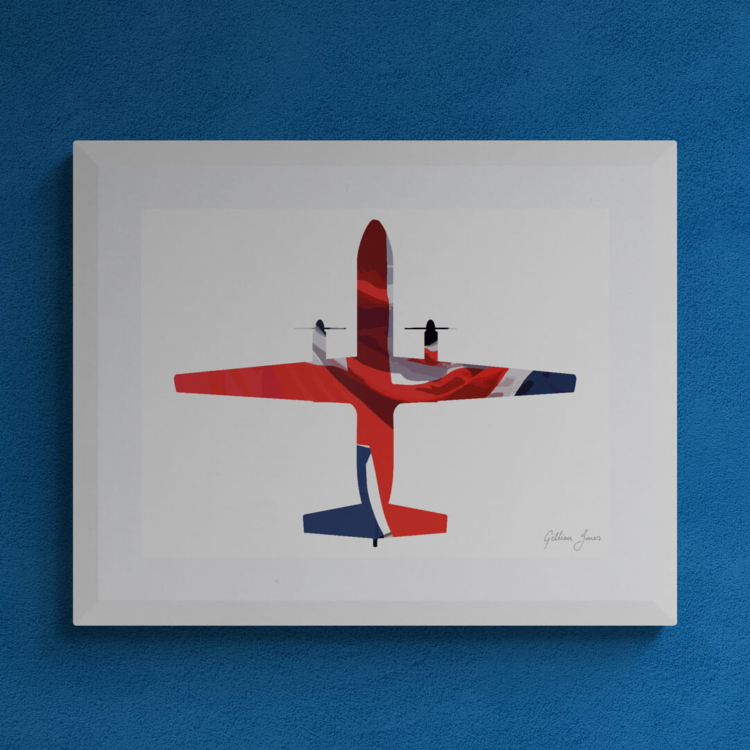 British Aerospace ATP (Advanced Turbo-Prop) Union Flag Print