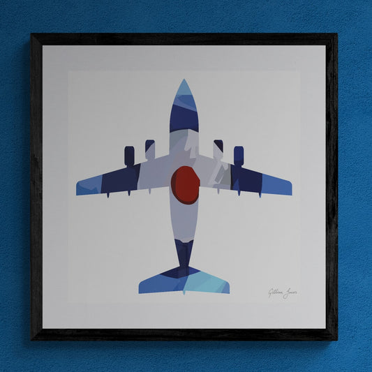 BAe 146-100 / Avro RJ Ensign Print
