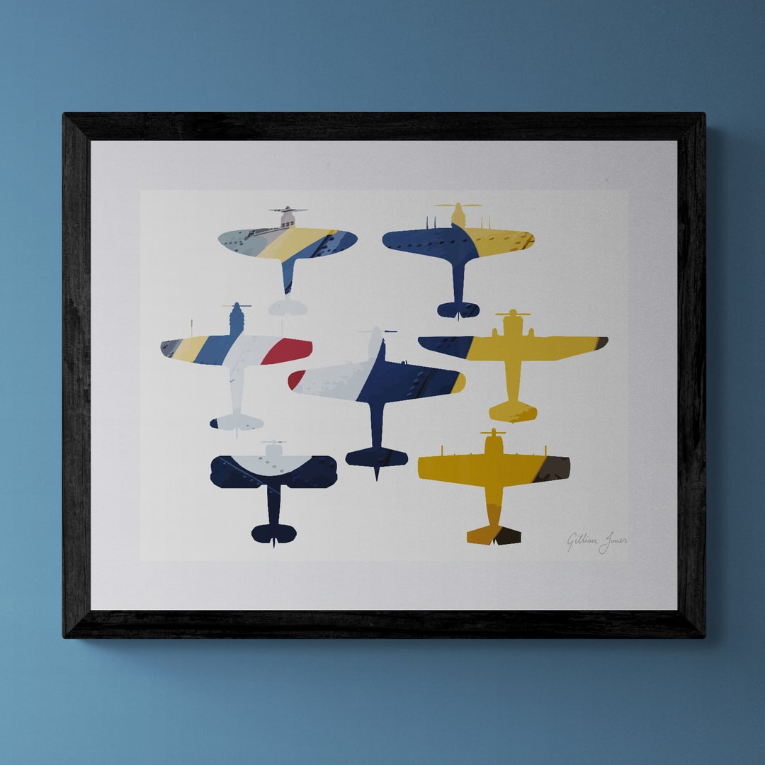 Battle of Britain Aircraft Print