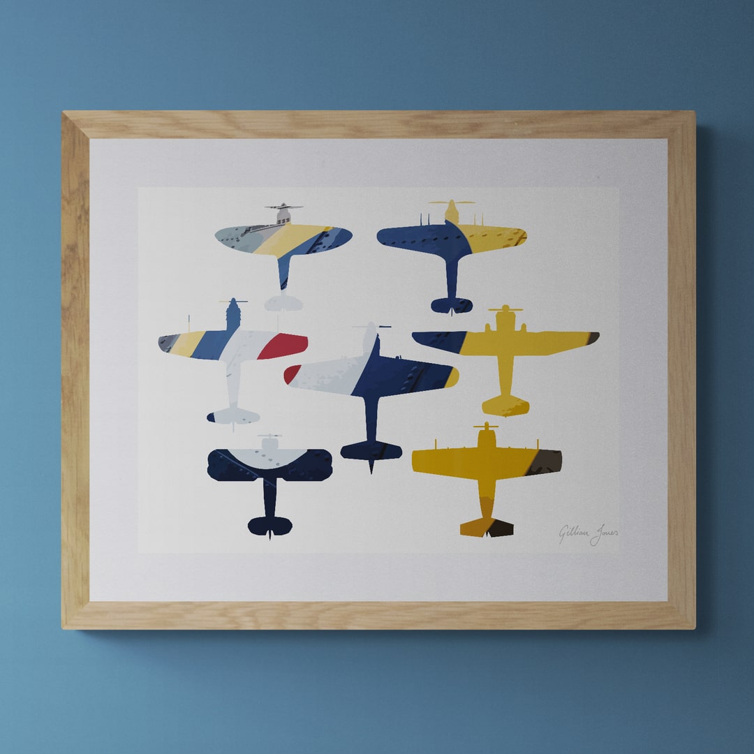 Battle of Britain Aircraft Print