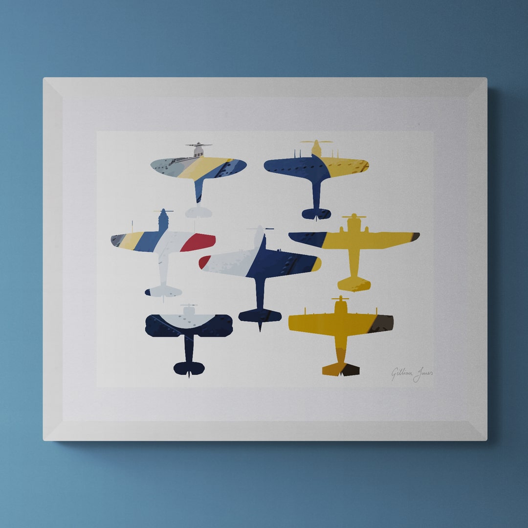 Battle of Britain Aircraft Print