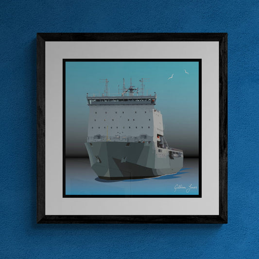 Bay Class Retro Print