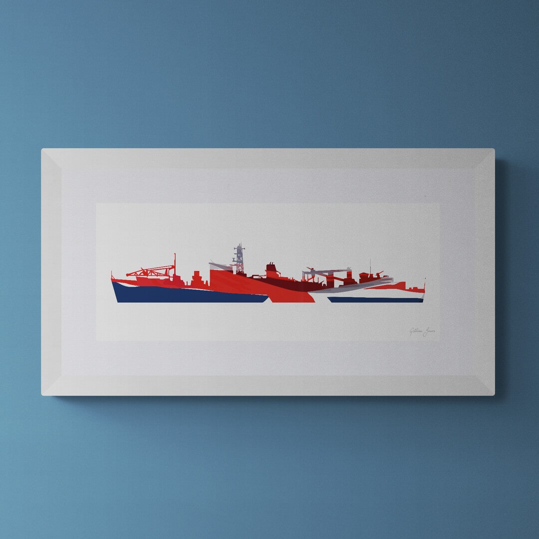 Beachy Head Class Union Flag Print