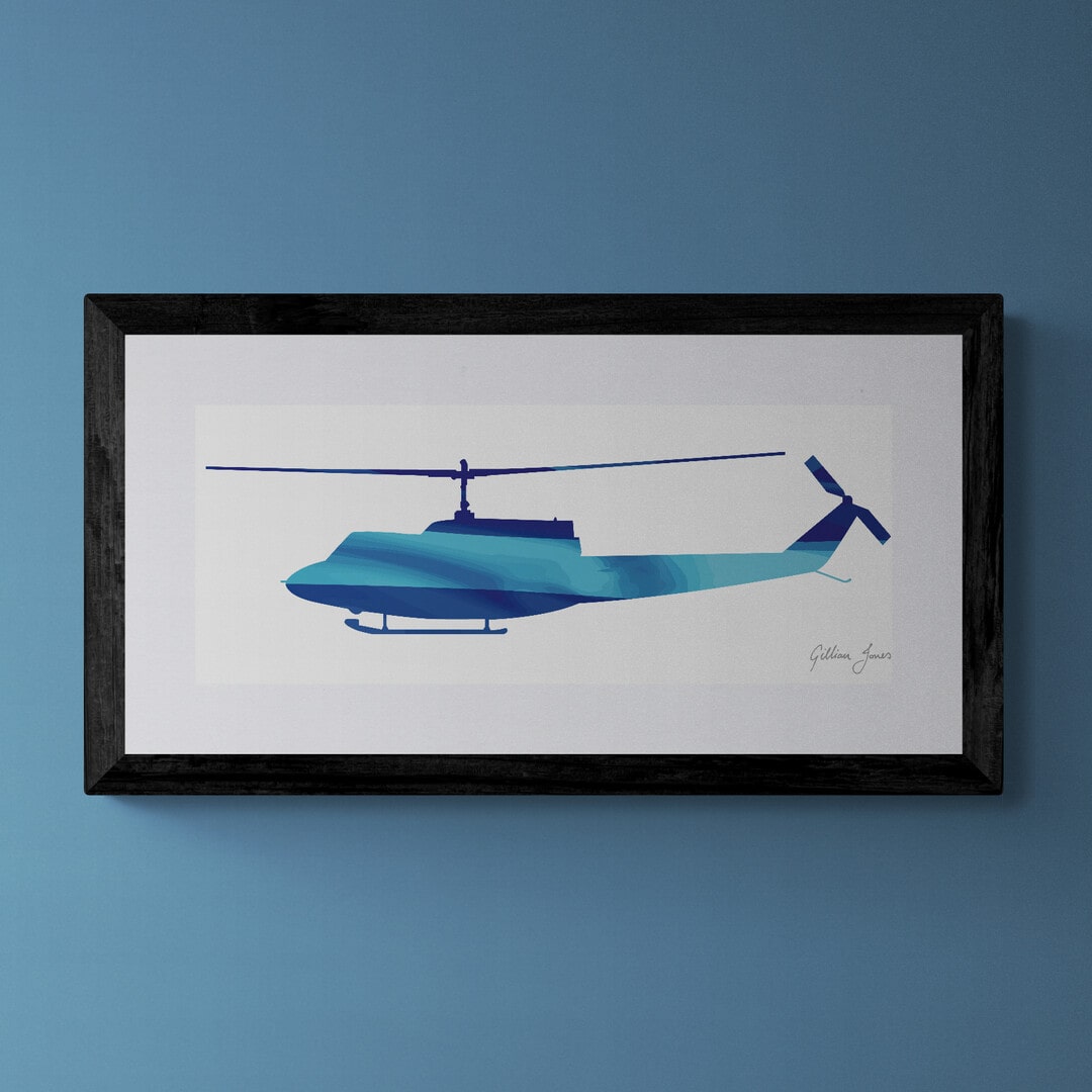 Bell 212 Army Air Corps Print