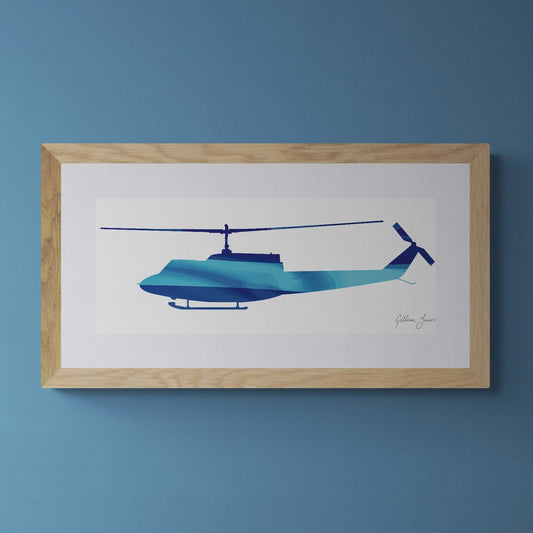 Bell 212 Army Air Corps Print