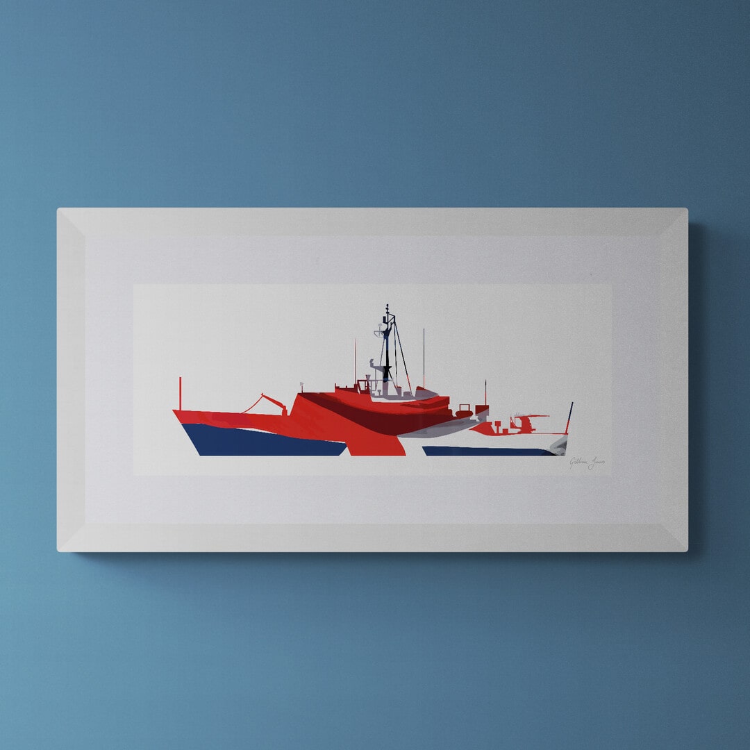 Bird Class Patrol Vessel Union Flag Print