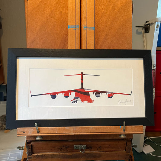 C-17 Union Flag Framed Print