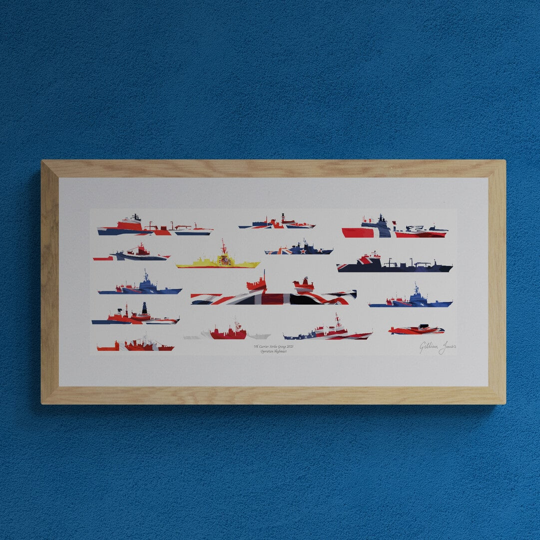 Carrier Strike Group 2025 Print - Landscape