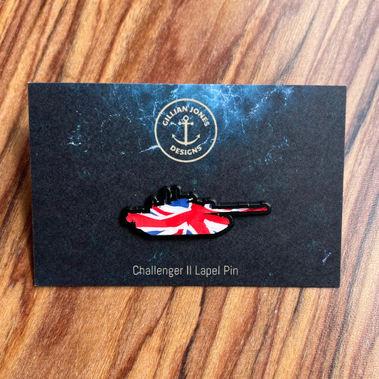 Challenger II Union Flag Open Edition Pin