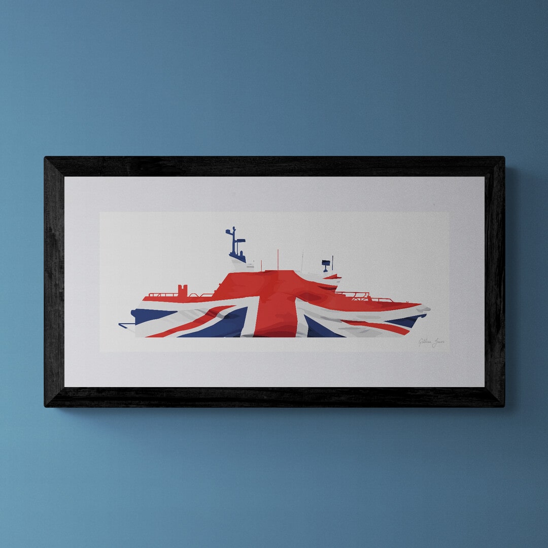 Cutlass Class Union Flag Print