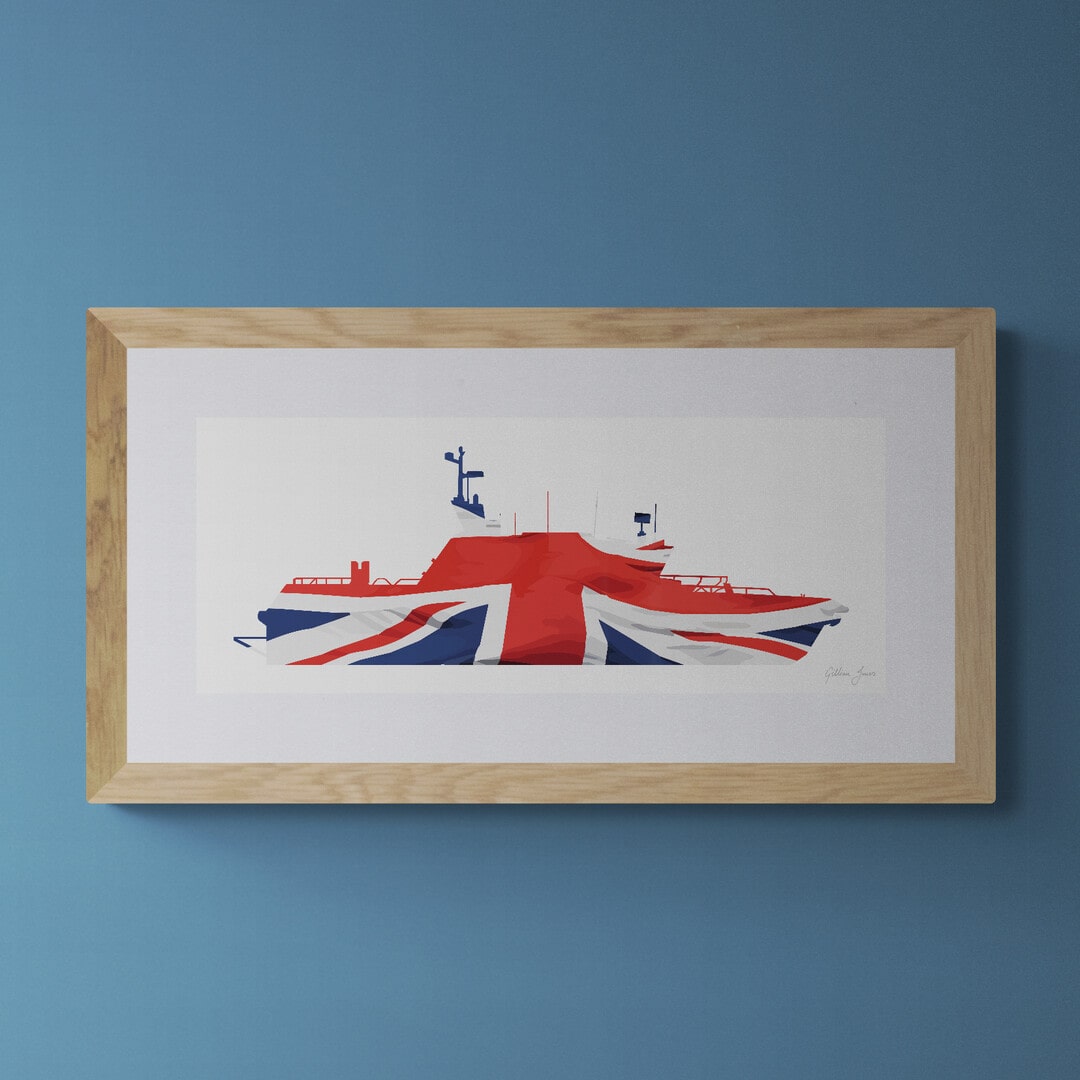 Cutlass Class Union Flag Print