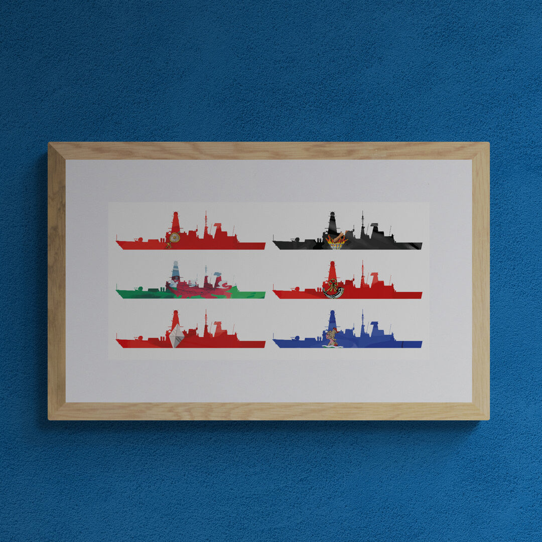 Daring Class Fleet Print