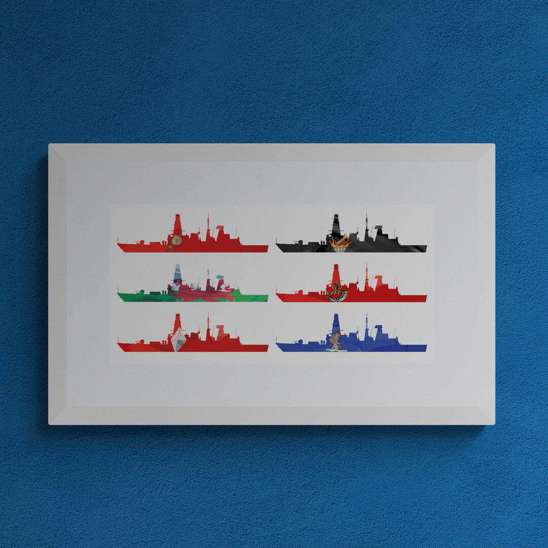 Daring Class Fleet Print