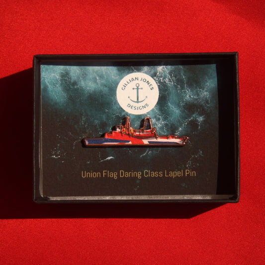 Daring Class Type 45 Union Flag Limited Edition Lapel Pin