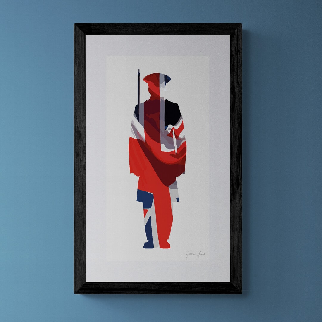 Drill Instructor Union Flag Print