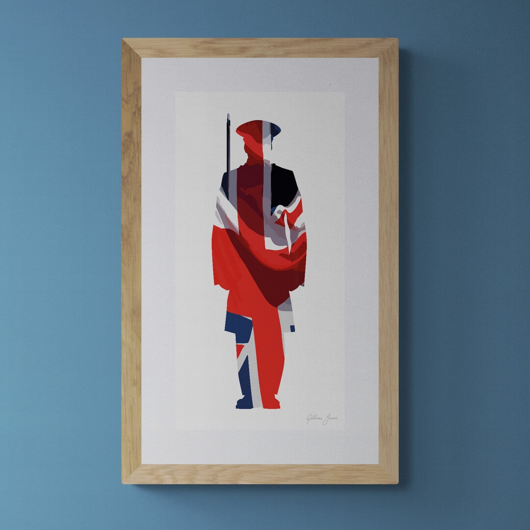 Drill Instructor Union Flag Print