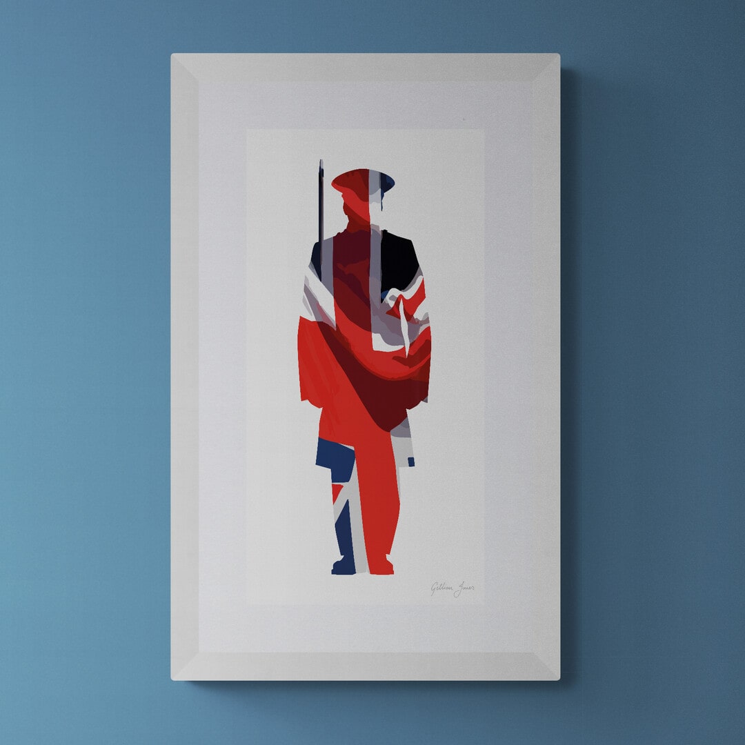 Drill Instructor Union Flag Print