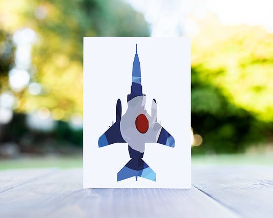 Jaguar RAF Ensign Greeting Card