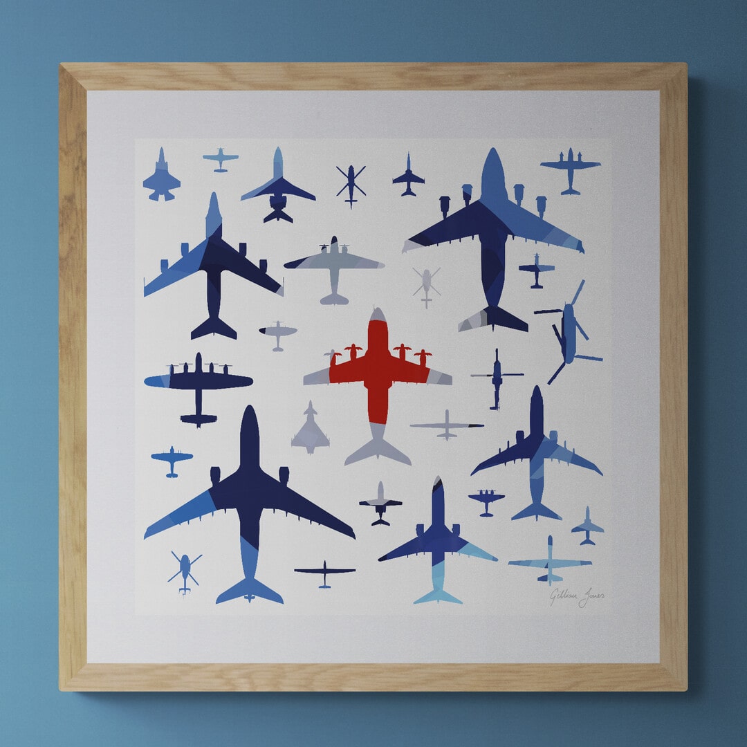 RAF Fleet 2024 Ensign Limited Edition Print