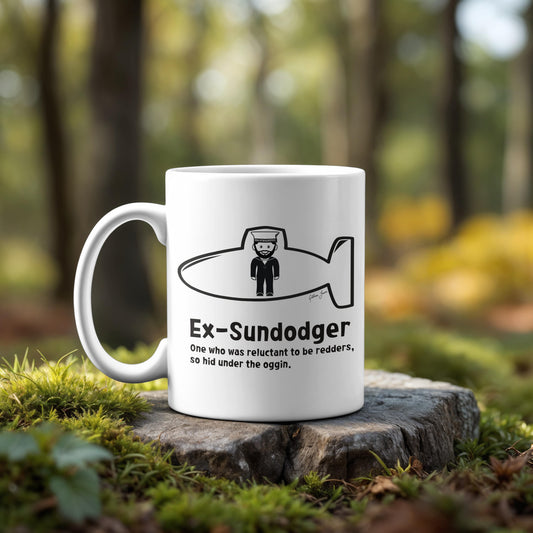 Ex-Sundodger Cartoon Mug
