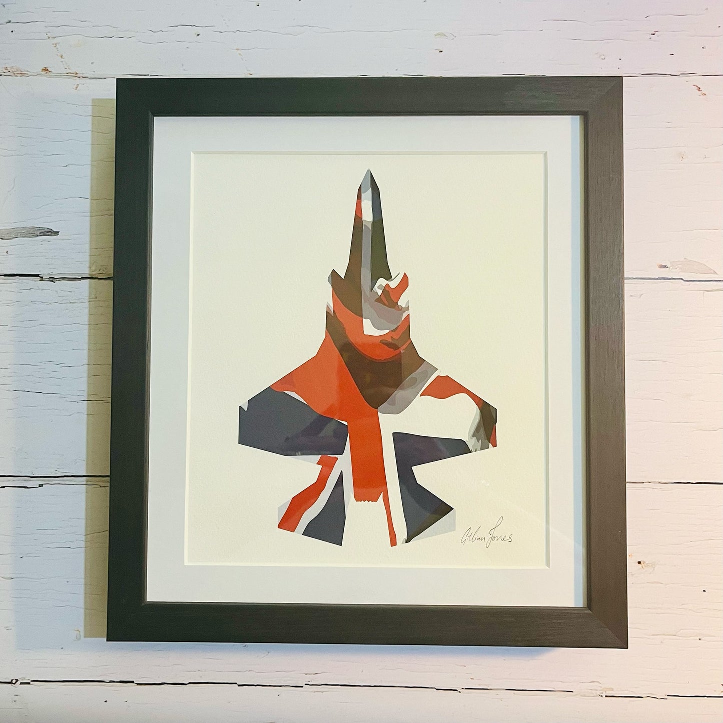 F35 Union Flag Framed Print