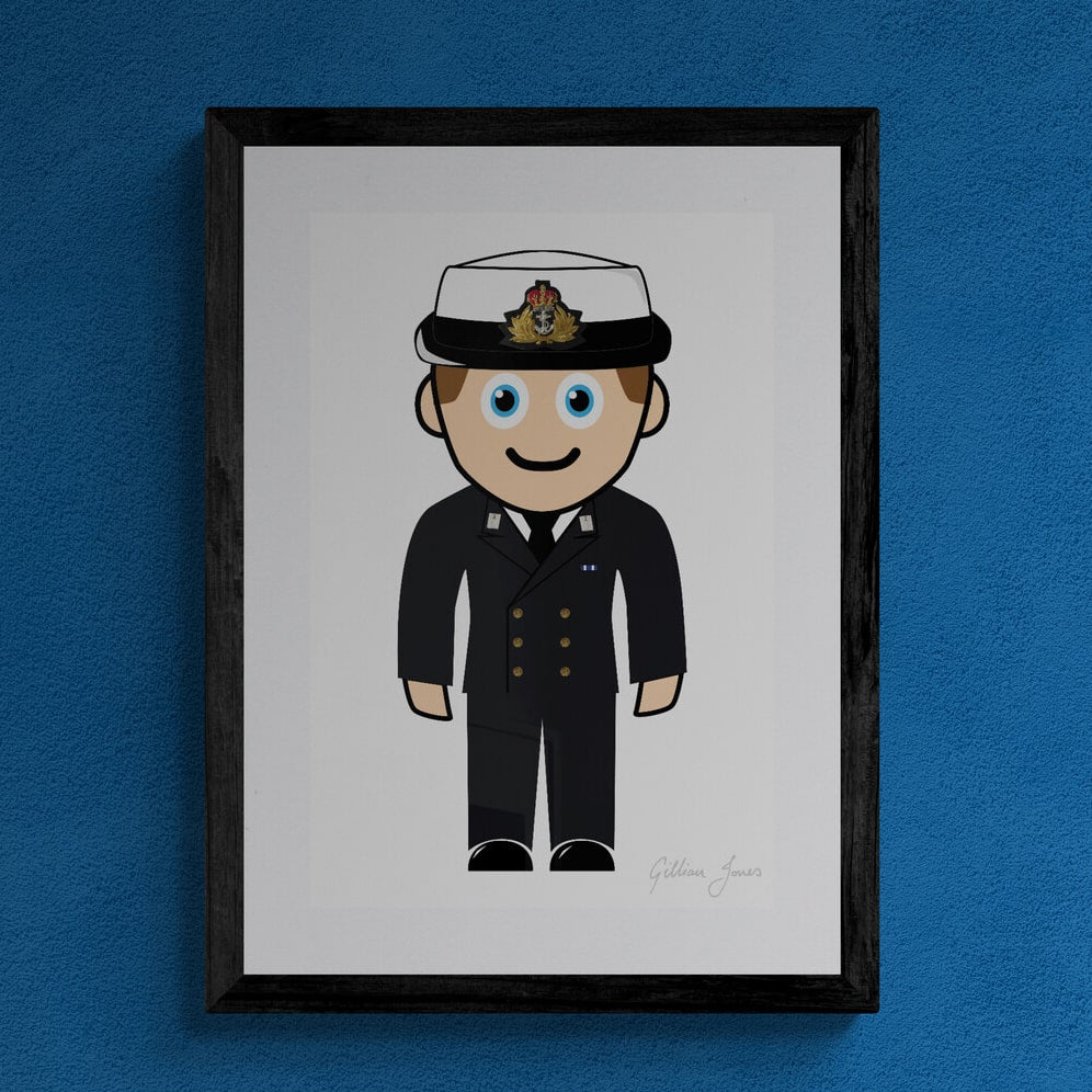 Mini-Military Person Customisable Cartoon Print