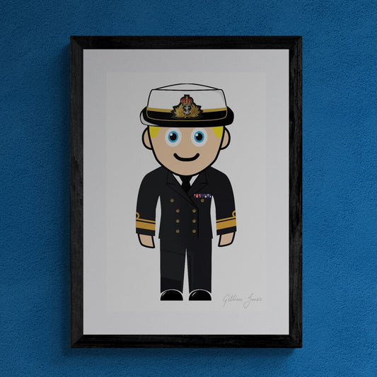 Mini-Military Person Customisable Cartoon Print