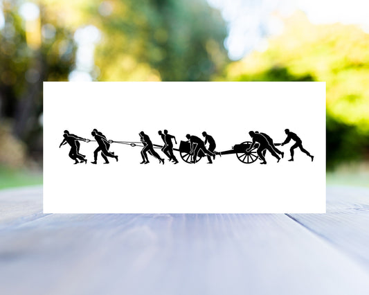 Field Gun Greeting Card